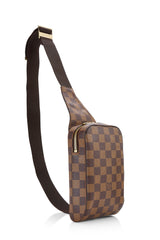 Louis Vuitton Damier Ebene Geronimos Sling Crossbody Handbag