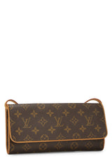 Louis Vuitton Monogram Pochette Twin GM Shoulder Handbag