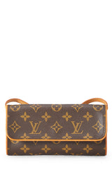 Louis Vuitton Monogram Pochette Twin PM Shoulder Handbag