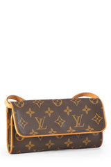 Louis Vuitton Monogram Pochette Twin PM Shoulder Handbag