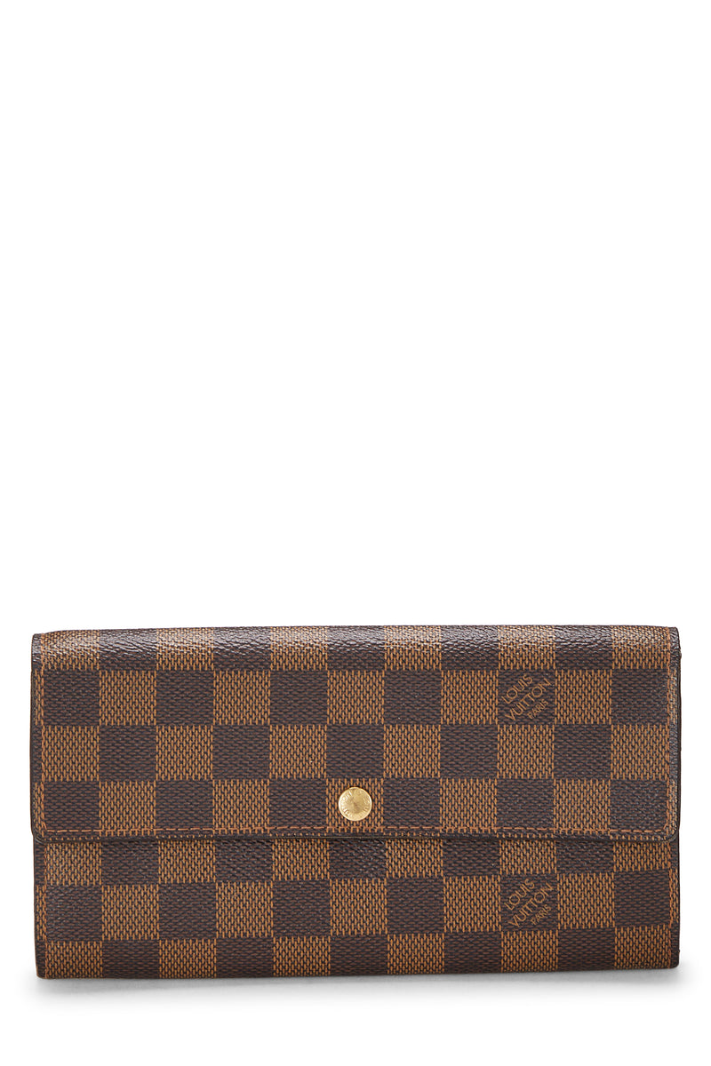 Louis Vuitton Damier Ebene Sarah Wallet