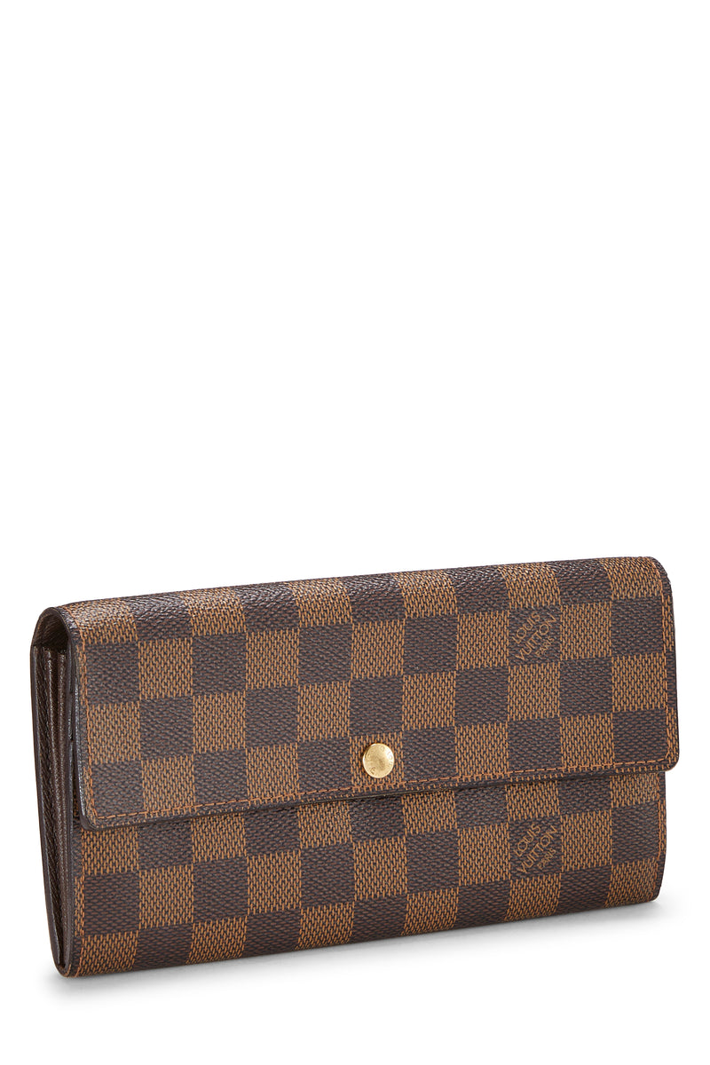 Louis Vuitton Damier Ebene Sarah Wallet