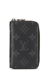 Louis Vuitton Monogram Eclipse Zippy Coin Purse Wallet