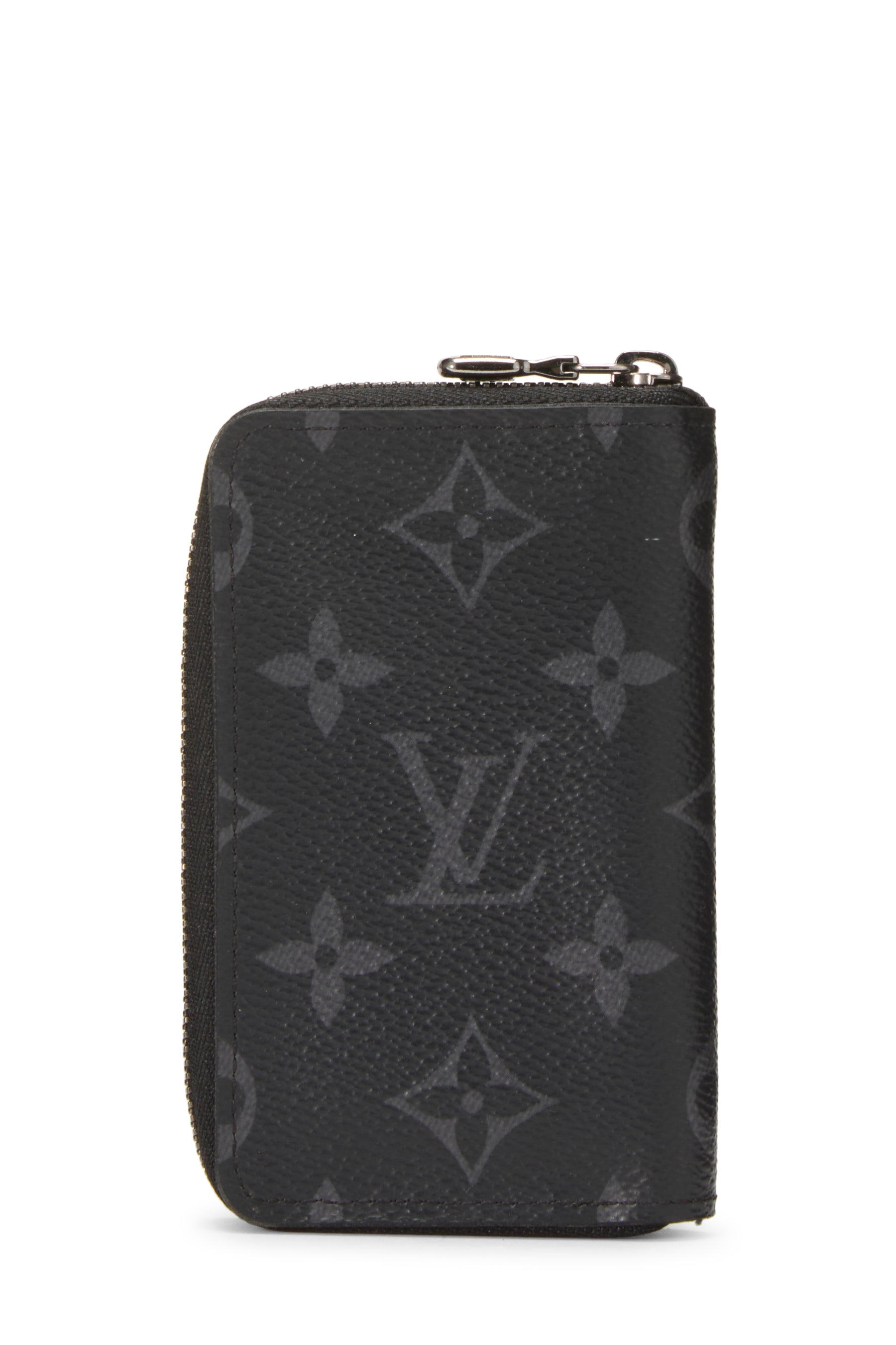 Louis Vuitton Monogram Eclipse Zippy Coin Purse Wallet