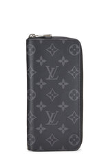 Louis Vuitton Monogram Eclipse Zippy Vertical Wallet