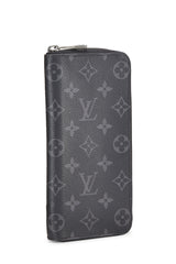 Louis Vuitton Monogram Eclipse Zippy Vertical Wallet