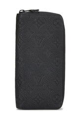 Louis Vuitton Black Monogram Taurillon Zippy Vertical Wallet