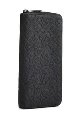 Louis Vuitton Black Monogram Taurillon Zippy Vertical Wallet