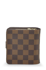 Louis Vuitton Damier Ebene Compact Zip Snap Wallet