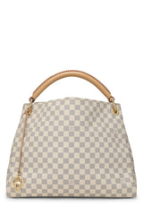 Louis Vuitton Damier Azur Artsy MM Shoulder Handbag