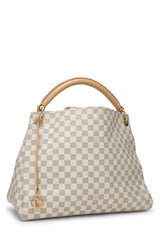 Louis Vuitton Damier Azur Artsy MM Shoulder Handbag