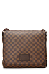 Louis Vuitton Damier Ebene Brooklyn MM Messenger Handbag