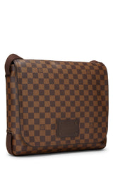 Louis Vuitton Damier Ebene Brooklyn MM Messenger Handbag