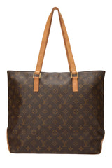 Louis Vuitton Monogram Cabas Mezzo Shoulder Handbag