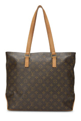 Louis Vuitton Monogram Cabas Mezzo Tote Handbag