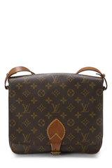 Louis Vuitton Monogram Cartouchiere GM Crossbody Handbag