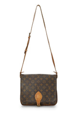 Louis Vuitton Monogram Cartouchiere GM Crossbody Handbag