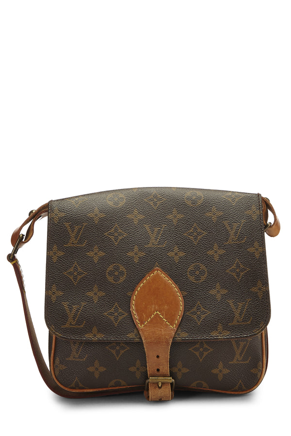 Louis Vuitton Monogram Cartouchiere MM Crossbody Handbag