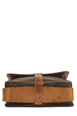 Louis Vuitton Monogram Cartouchiere MM Crossbody Handbag