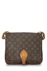 Louis Vuitton Monogram Cartouchiere MM Crossbody Handbag