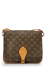 Louis Vuitton Monogram Canvas Cartouchiere Crossbody Handbag