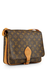 Louis Vuitton Monogram Canvas Cartouchiere Crossbody Handbag