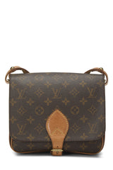 Louis Vuitton Monogram Cartouchiere MM Crossbody Handbag