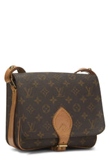 Louis Vuitton Monogram Cartouchiere MM Crossbody Handbag