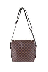 Louis Vuitton Damier Ebene Naviglio Messenger Shoulder Handbag