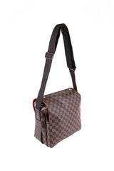 Louis Vuitton Damier Ebene Naviglio Messenger Shoulder Handbag