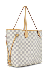 Louis Vuitton Damier Azur Neverfull MM Tote Handbag