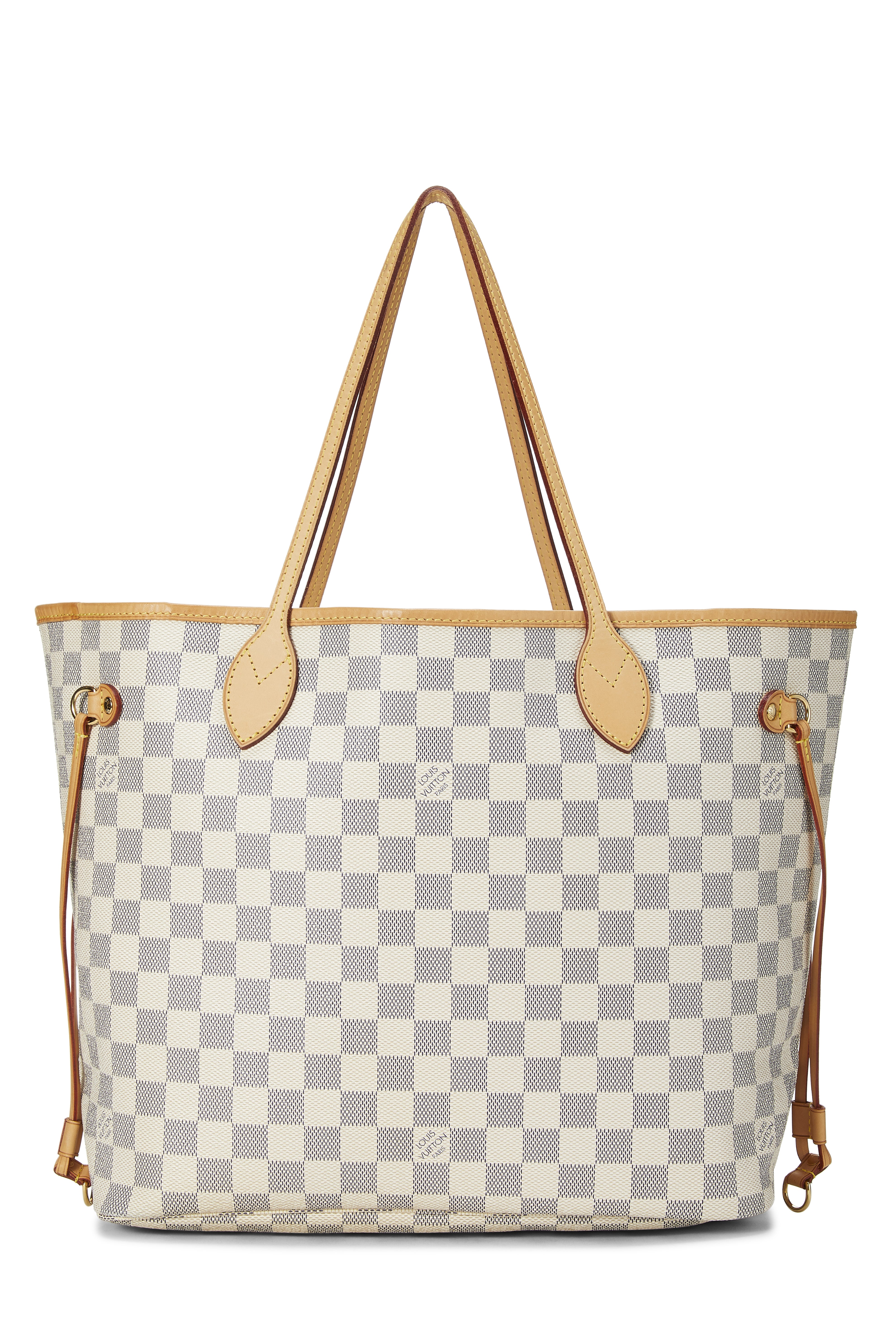 Louis Vuitton Damier Azur Neverfull MM Tote Handbag