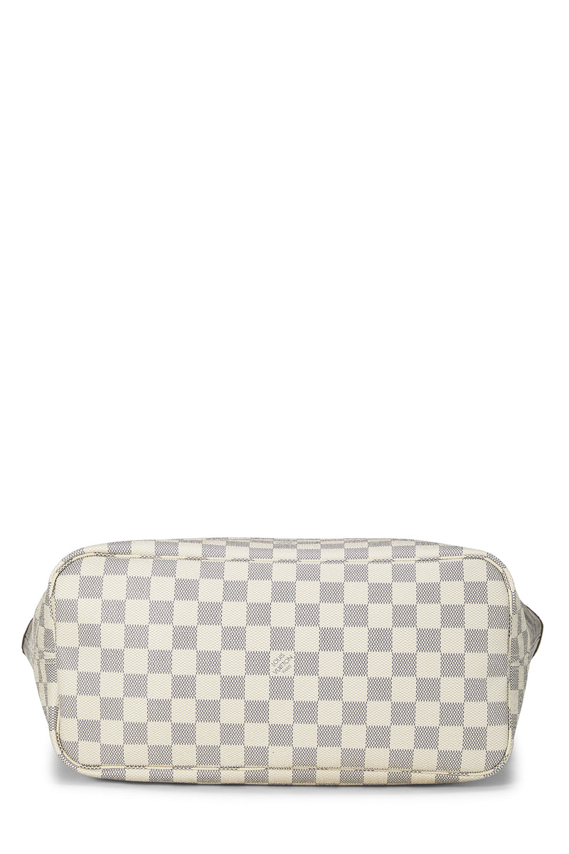 Louis Vuitton Damier Azur Neverfull MM Tote Handbag