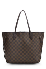 Louis Vuitton Damier Ebene Neverfull MM Tote Handbag