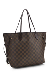 Louis Vuitton Damier Ebene Neverfull MM Tote Handbag