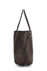 Louis Vuitton Damier Ebene Neverfull MM Tote Handbag