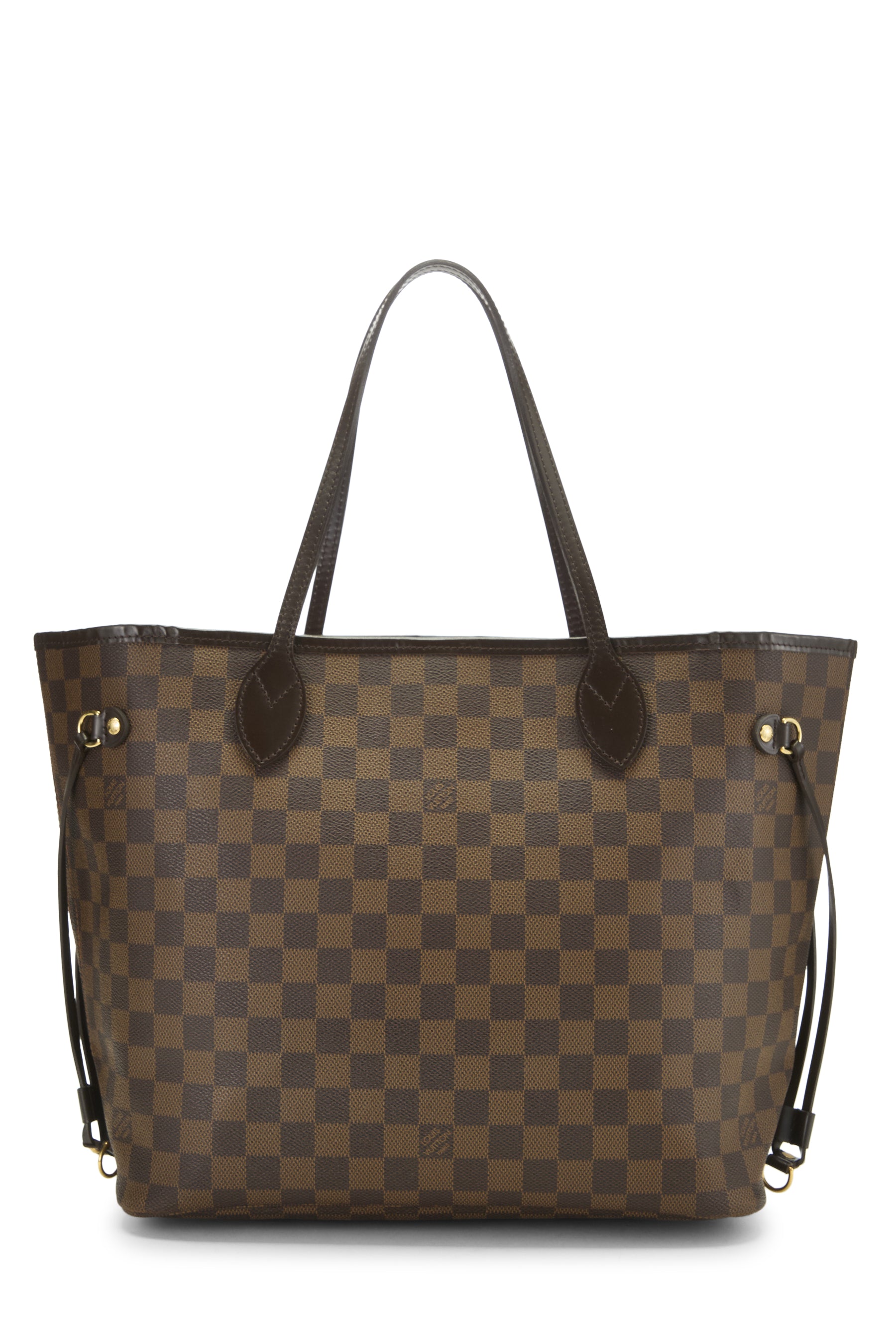 Louis Vuitton Damier Ebene Neverfull MM Tote Handbag