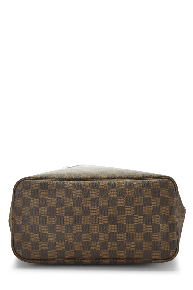 Louis Vuitton Damier Ebene Neverfull MM Tote Handbag