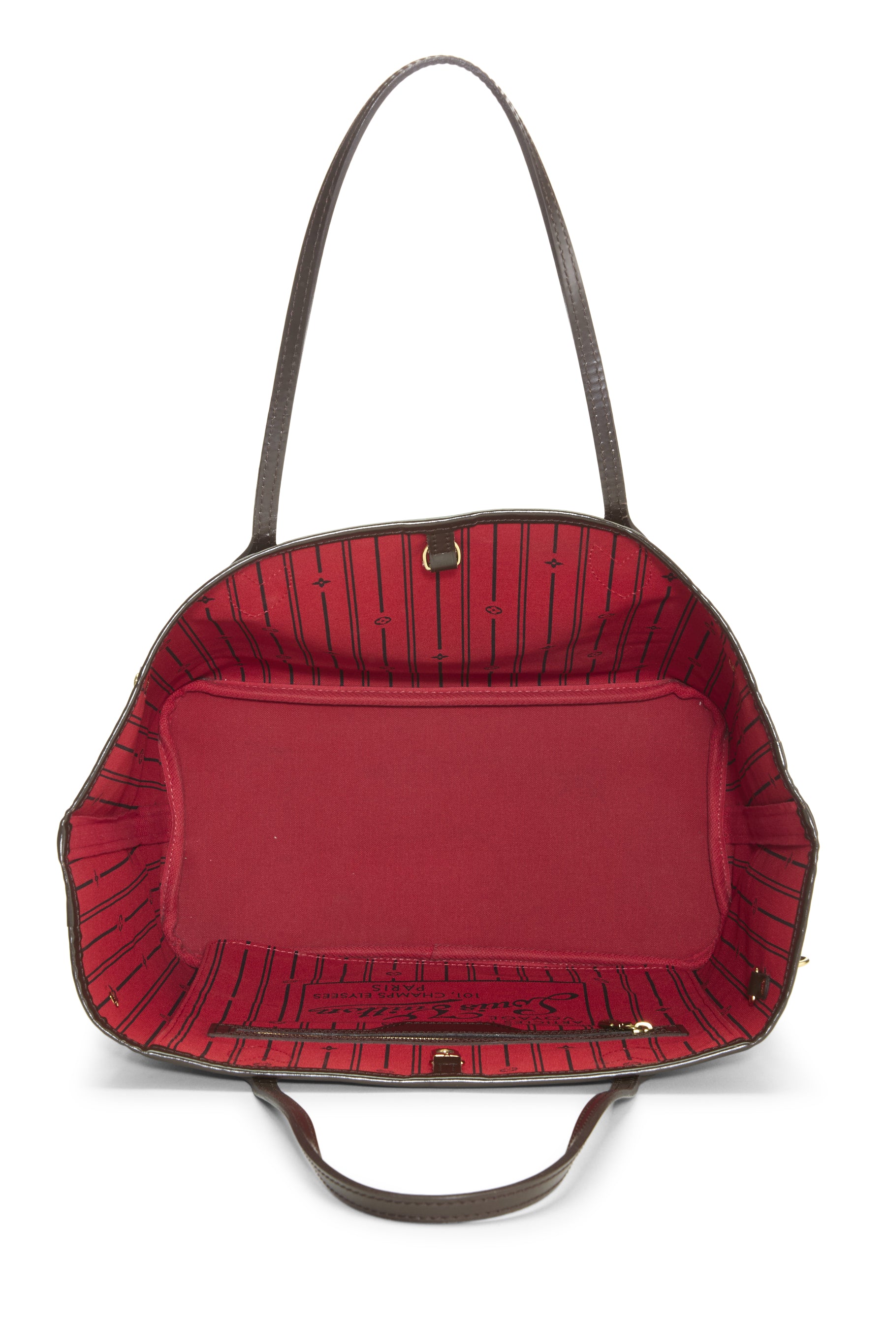 Louis Vuitton Damier Ebene Neverfull MM Tote Handbag