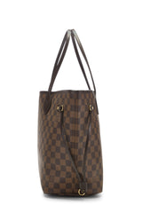 Louis Vuitton Damier Ebene Neverfull MM Tote Handbag