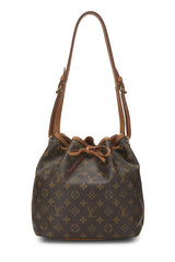 Louis Vuitton Monogram Canvas Petit Noé Bucket Handbag