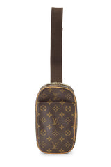 Louis Vuitton Monogram Canvas Pochette Gange Crossbody Handbag