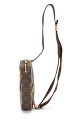 Louis Vuitton Monogram Canvas Pochette Gange Crossbody Handbag