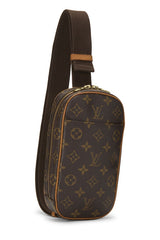 Louis Vuitton Monogram Canvas Pochette Gange Crossbody Handbag