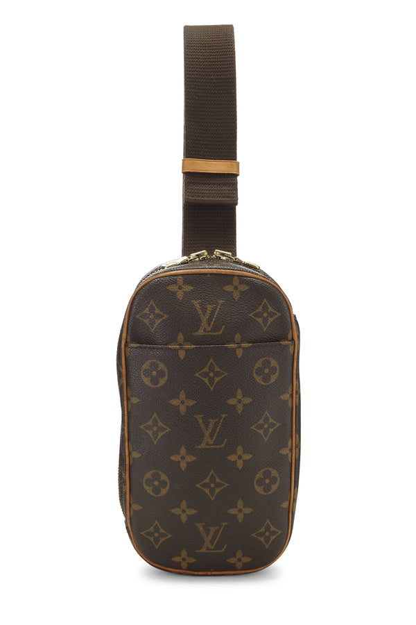 Louis Vuitton Monogram Canvas Pochette Gange Crossbody Handbag