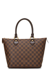Louis Vuitton Damier Ebene Saleya PM Tote Handbag