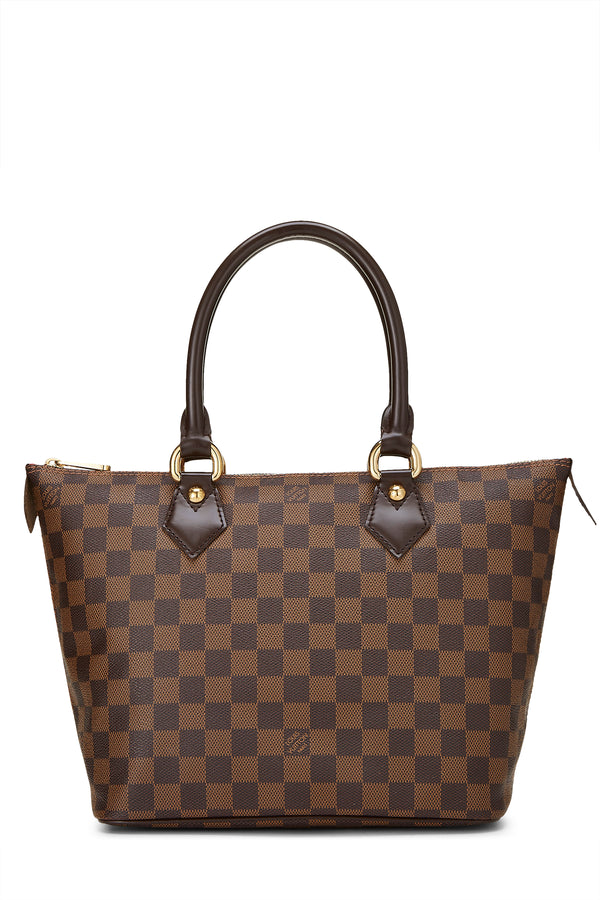 Louis Vuitton Damier Ebene Saleya PM Tote Handbag