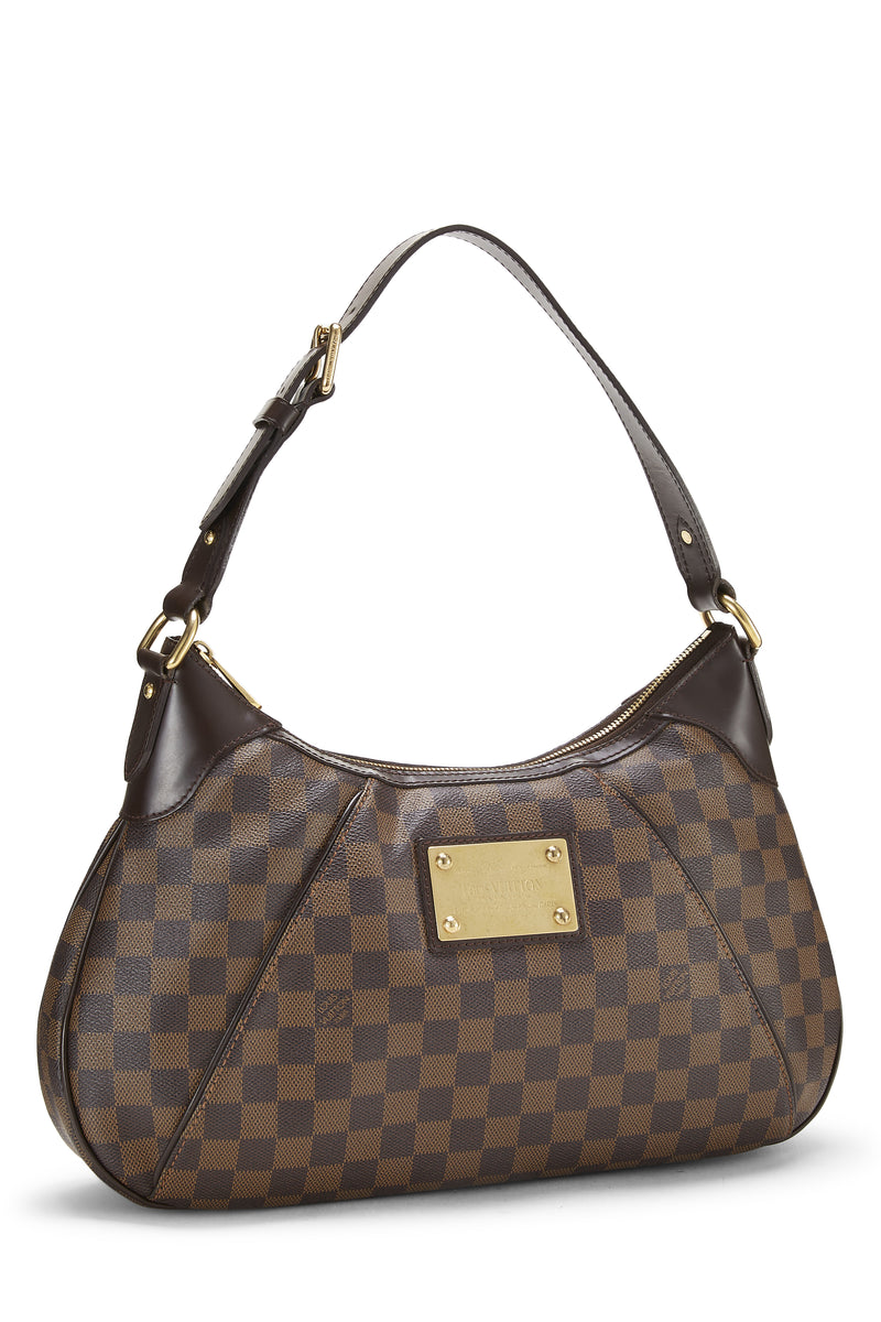 Louis Vuitton Damier Ebene Thames GM Shoulder Handbag