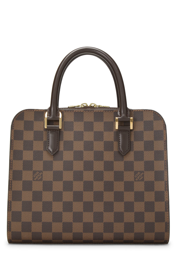 Louis Vuitton Damier Ebene Triana Shoulder Handbag