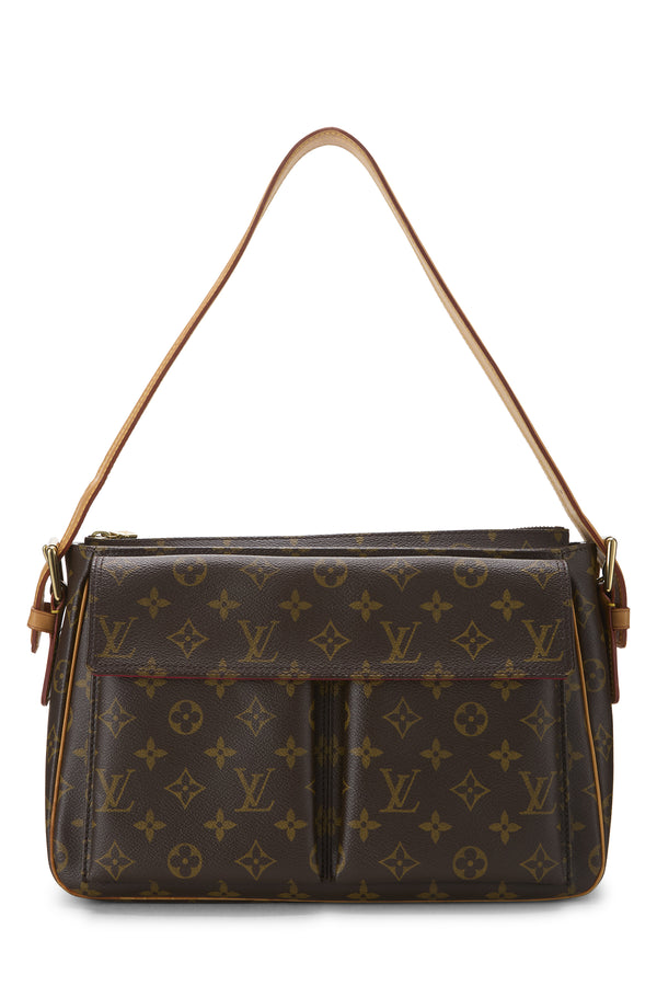 Louis Vuitton Monogram Vivacité GM Shoulder Handbag